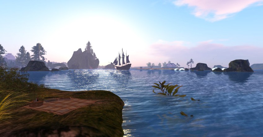 looking east from small island on Sea of Nurnen