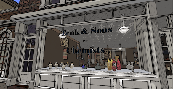 Calas Chemist_posterized