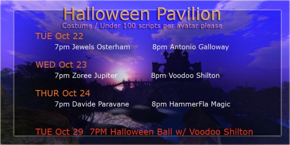 Halloween Pavilion Performances copy