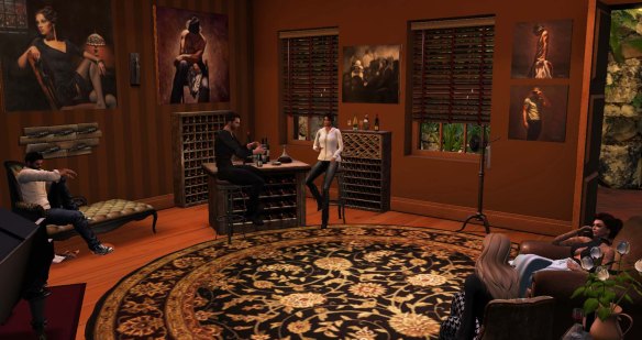 Staff meeting in new Gallery Wine Bar